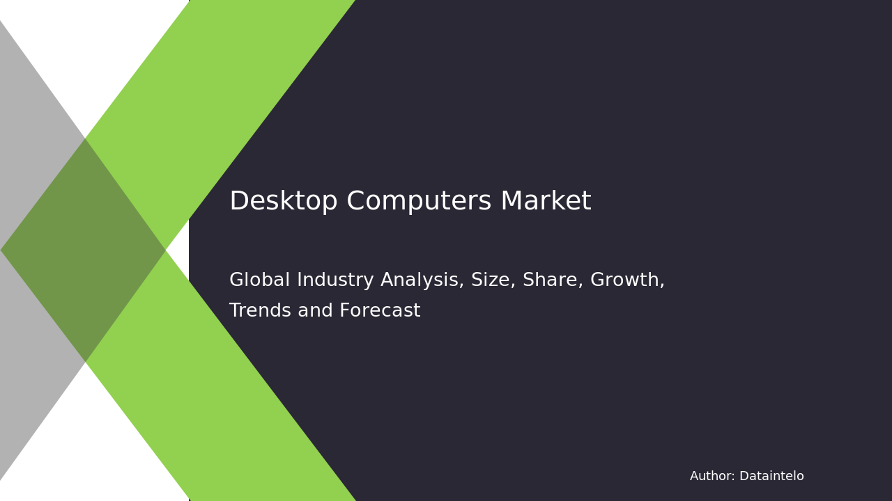 Desktop Computers Market Report | Global Forecast From 2025 To 2033